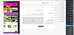 آموزش بخش تنظیمات پوسته - چینمان صفحه اصلی اپلیکیشن فروشگاهی وردپرس اپ پاش